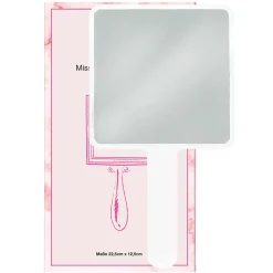 Handspiegel weiß-Miss Lashes Online