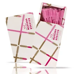 Miss Lashes Gesicht|Mascarabürsten rosa 50 Stück