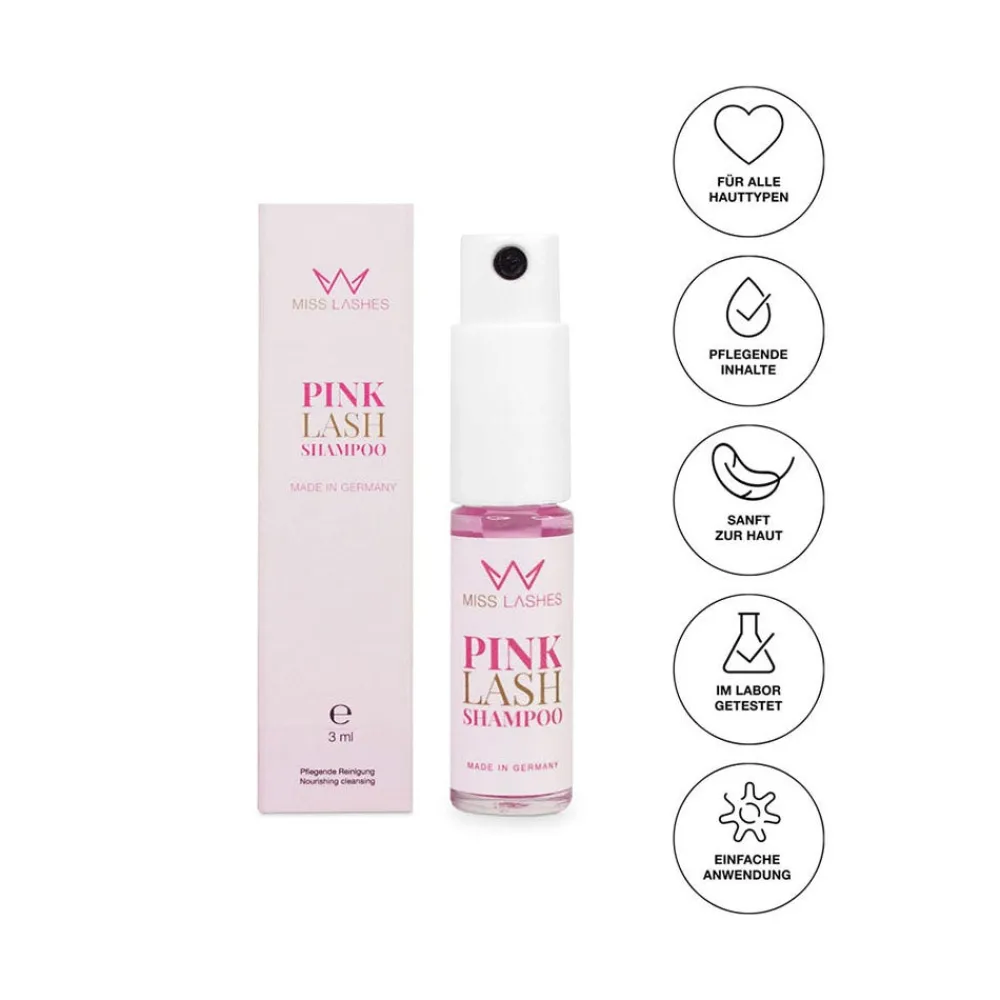 Miss Lashes Wimpern|Pink Lash Shampoo 3 ml