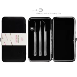 Miss Lashes Salonausstattung|Wimpern & Brauen|Pinzetten Magnet Etui Schwarz