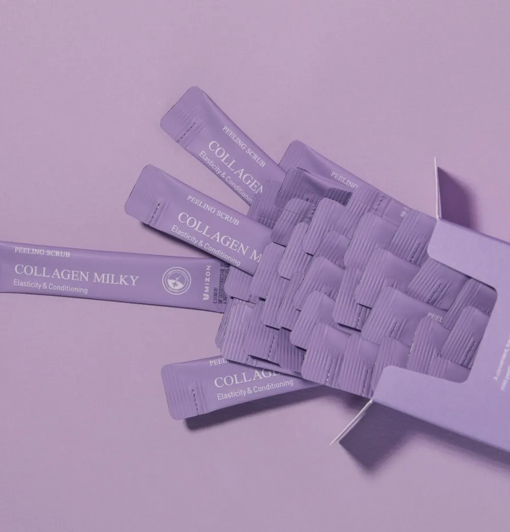 Collagen Milky Peeling Crub 200 g-Mizon Best