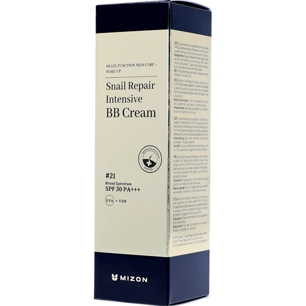 Snail Repair Intensive BB Cream #21 Light Rosy Beige 50 ml-Mizon New