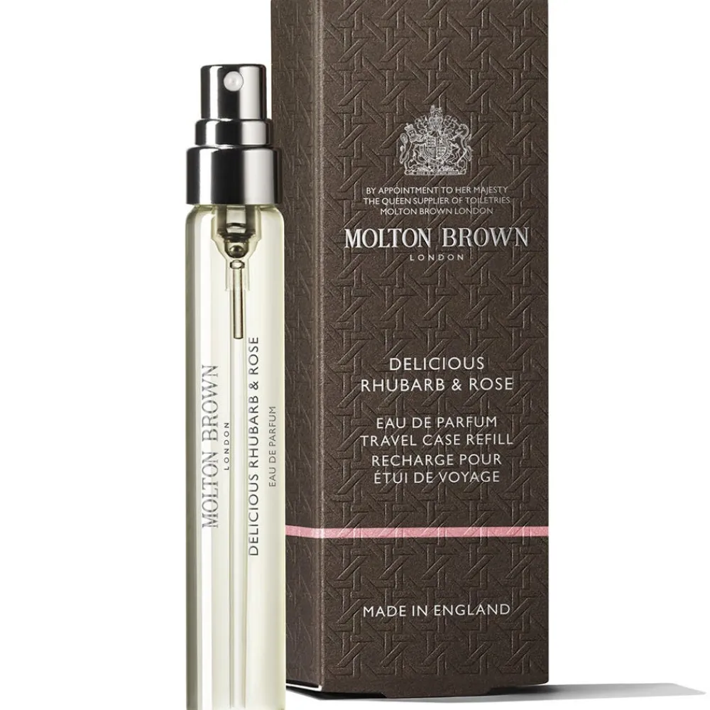 Damen Molton Brown Parfum|Damendüfte|Delicious Rhubarb & Rose Eau de Parfum Travel Case Refill 7, 5 ml