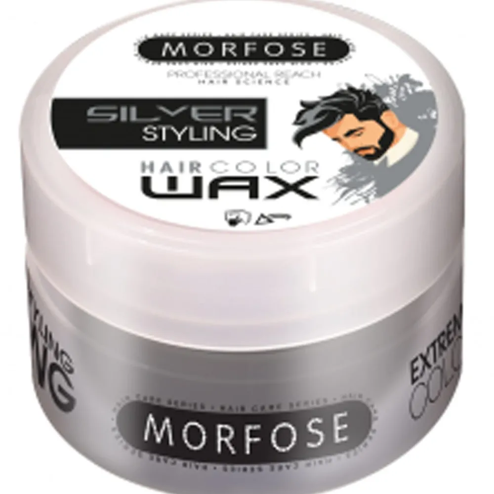 Morfose Pomade & Wachs|Color Haar Wax Silber 100 ml