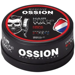 Ossion Premium Barber Hair Wax Mega Strong 150 ml-Morfose New