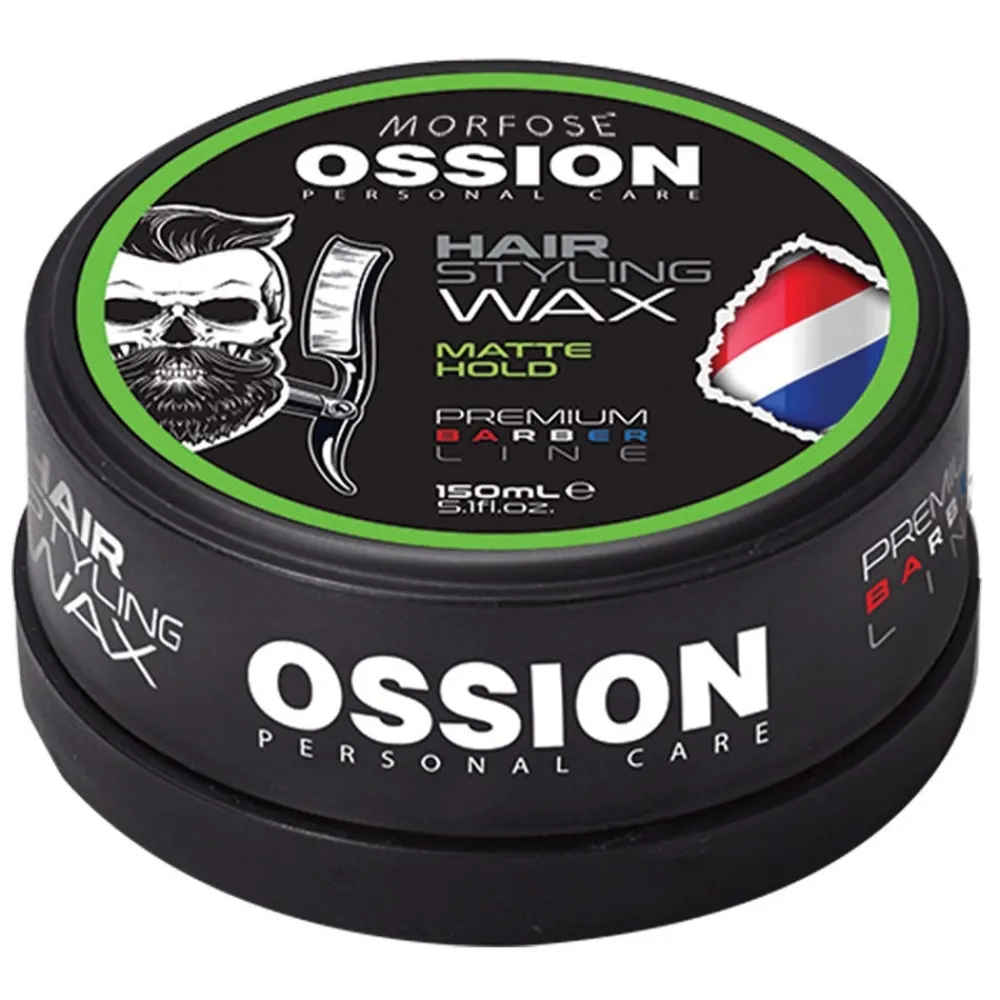 Ossion Premium Barber Hair Wax Matt 150 ml-Morfose Outlet