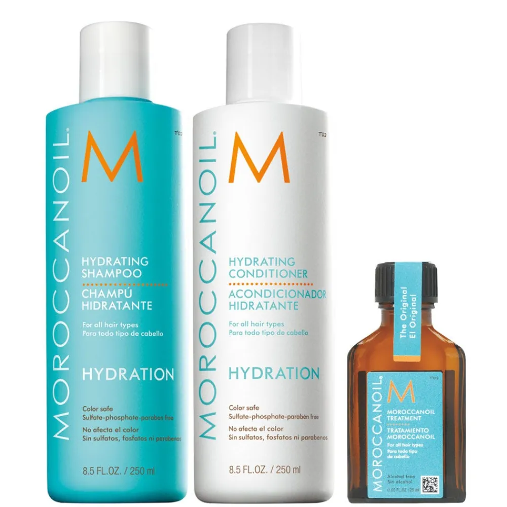 Hydrating Set im Bundle mit Öl-Moroccanoil Hot