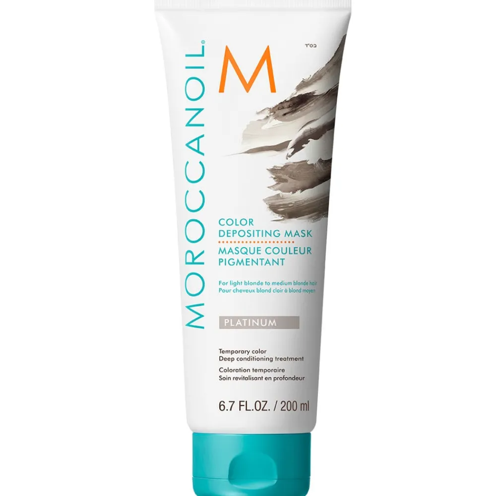 Moroccanoil Tönung| Haarkur|2-in1 Depositing Maske Platinium 200 ml