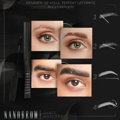Nanobrow Augenbrauen^Shape Mascara Black 7 ml