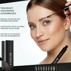 Nanobrow Augenbrauen^Shape Mascara Black 7 ml