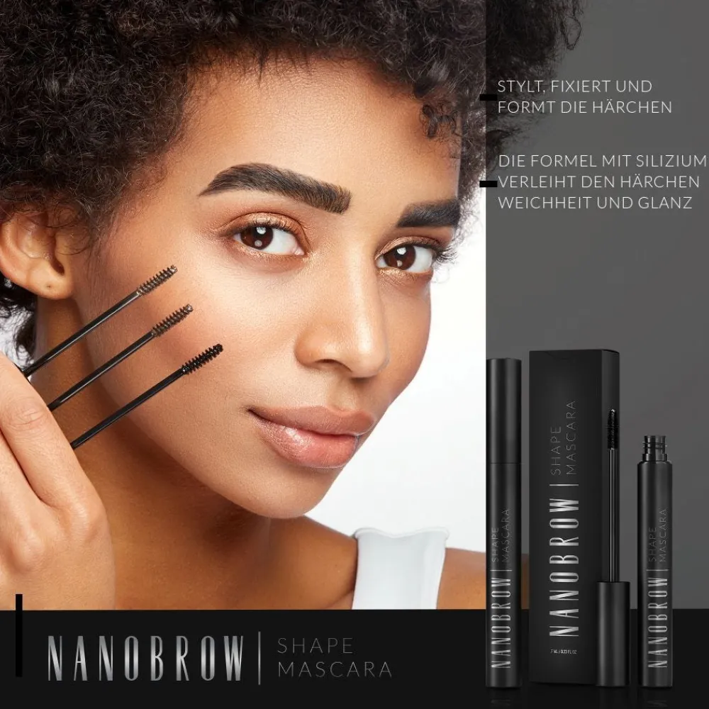 Nanobrow Augenbrauen^Shape Mascara Black 7 ml