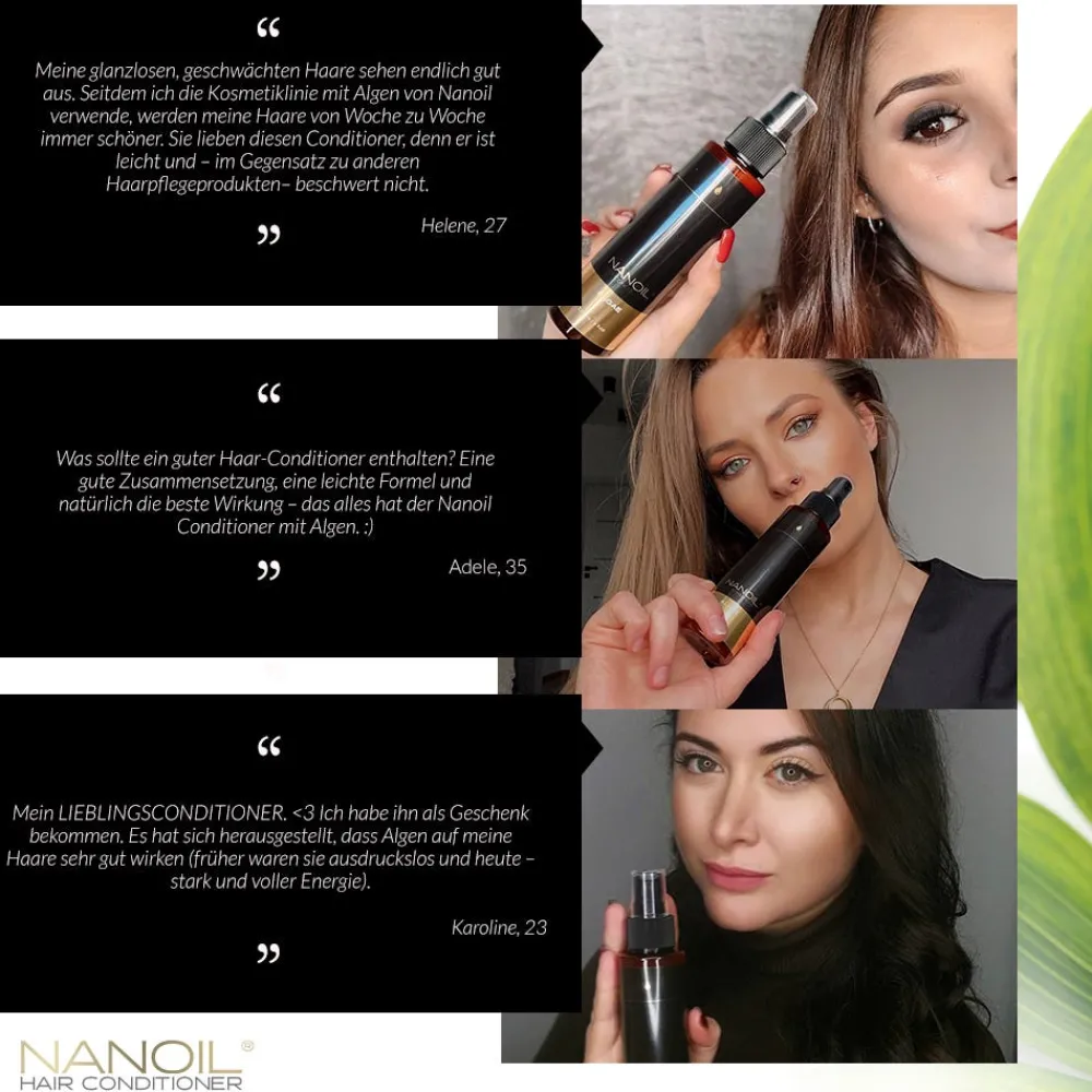 Nanoil Conditioner|Algae Hair Conditioner 125 ml