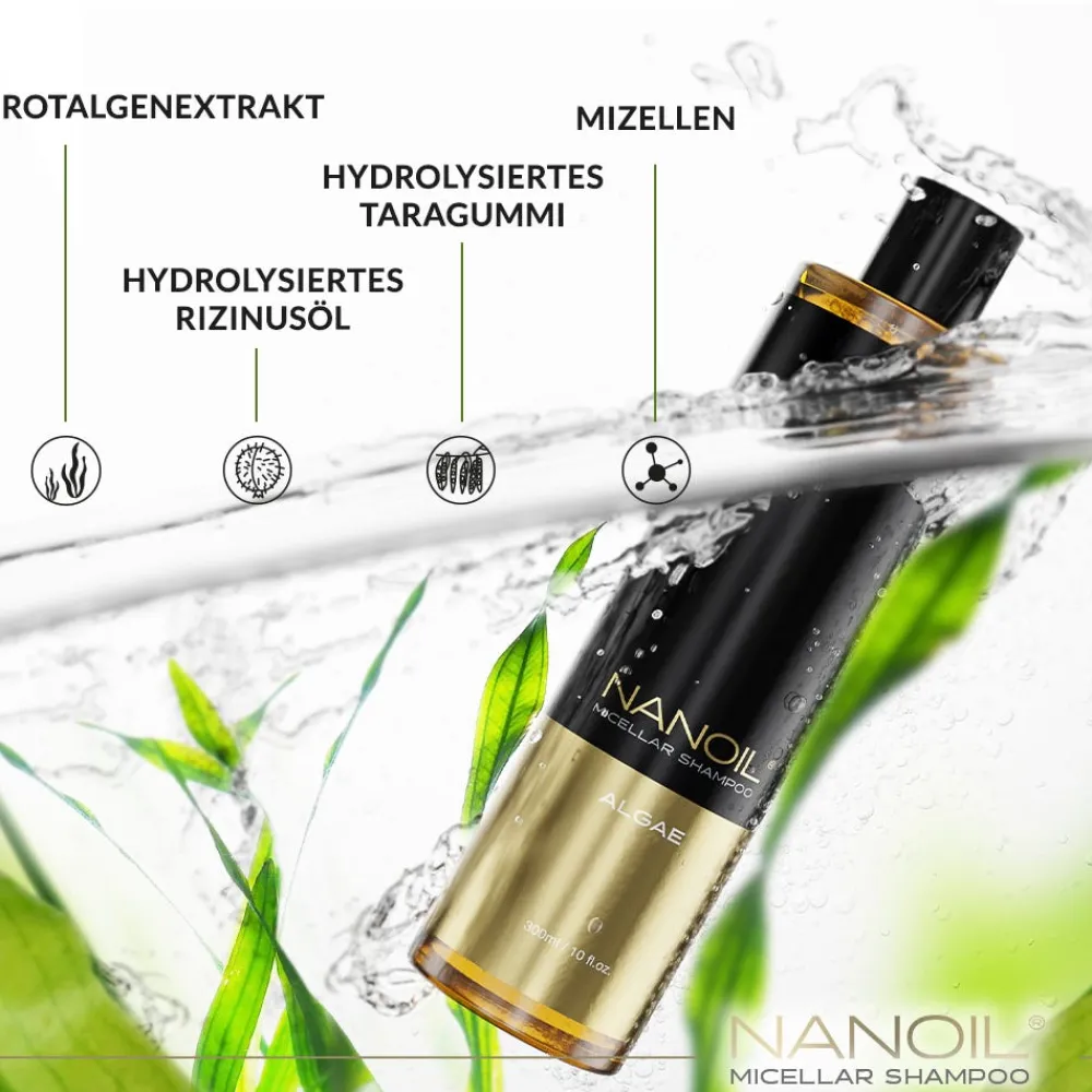 Nanoil Shampoo|Algae Micellar Shampoo 300 ml