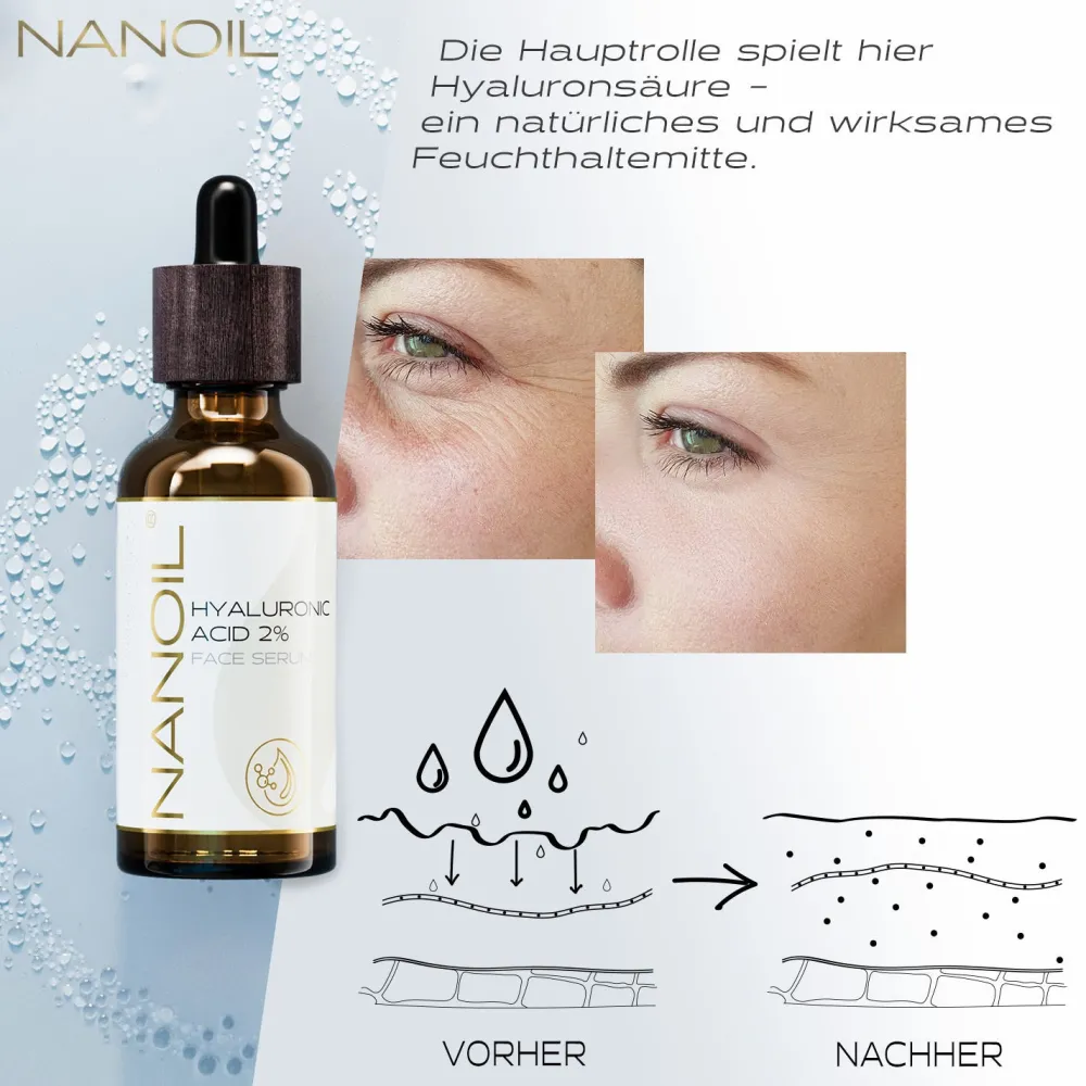 Nanoil Hautverjüngung|Hautpflege^Hyaluronic Face Serum 50 ml