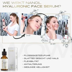 Nanoil Hautverjüngung|Hautpflege^Hyaluronic Face Serum 50 ml
