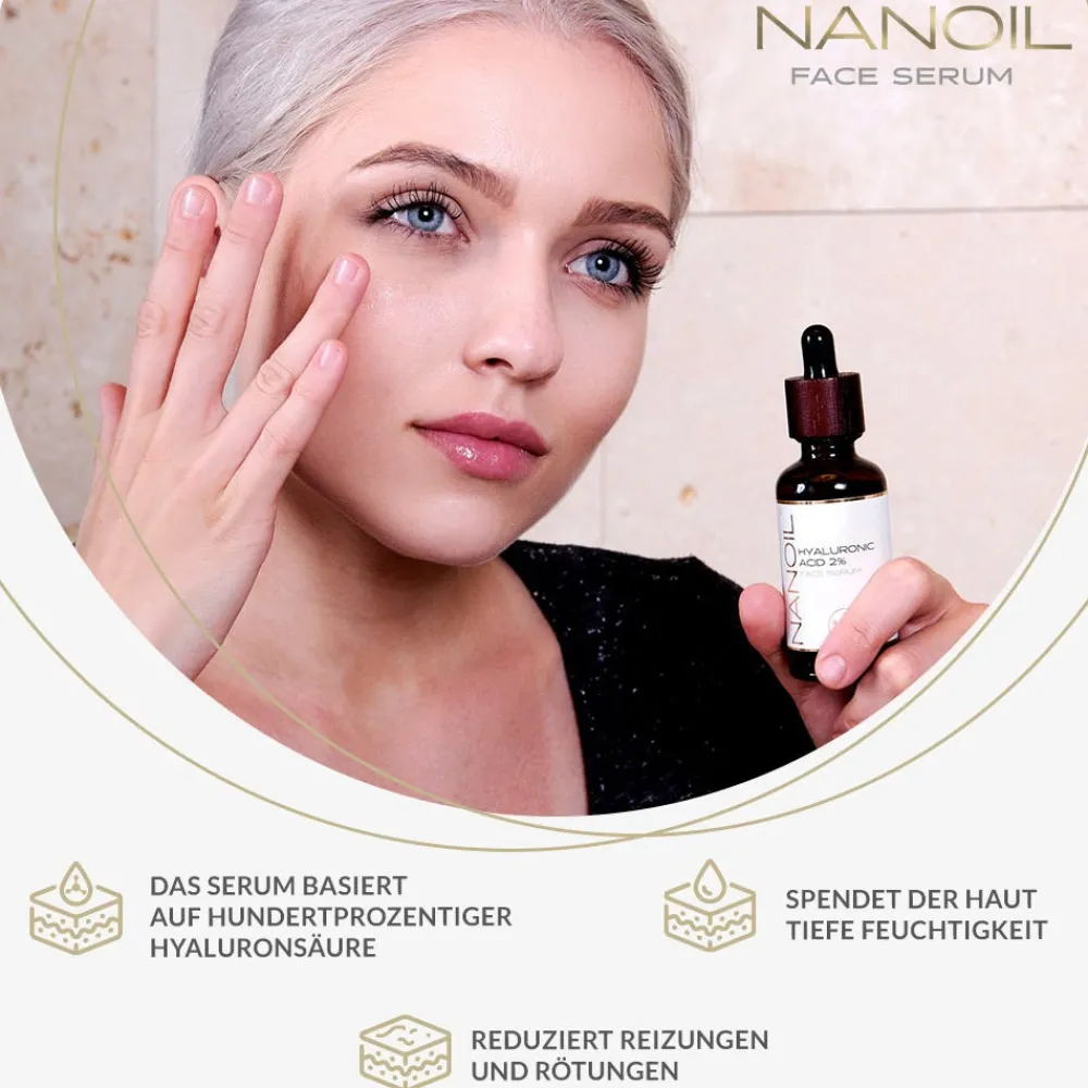 Nanoil Hautverjüngung|Hautpflege^Hyaluronic Face Serum 50 ml