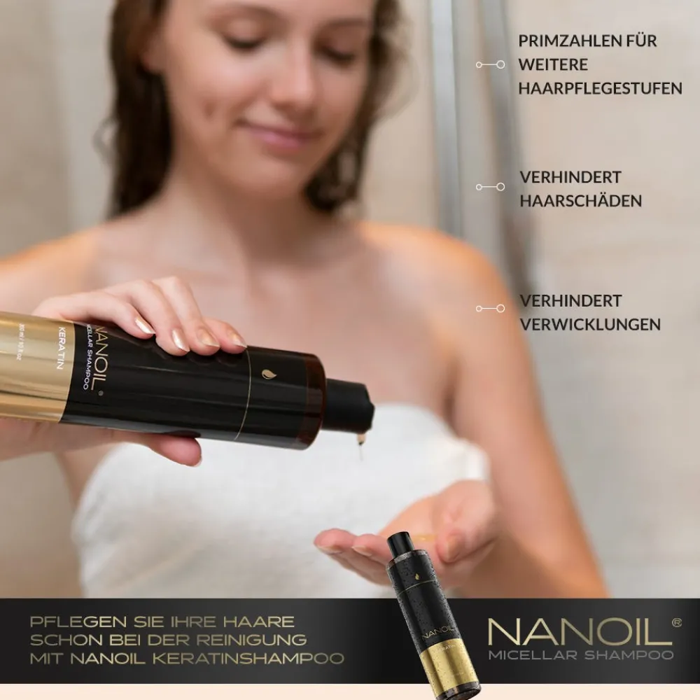 Nanoil Shampoo|Keratin Micellar Shampoo 300 ml