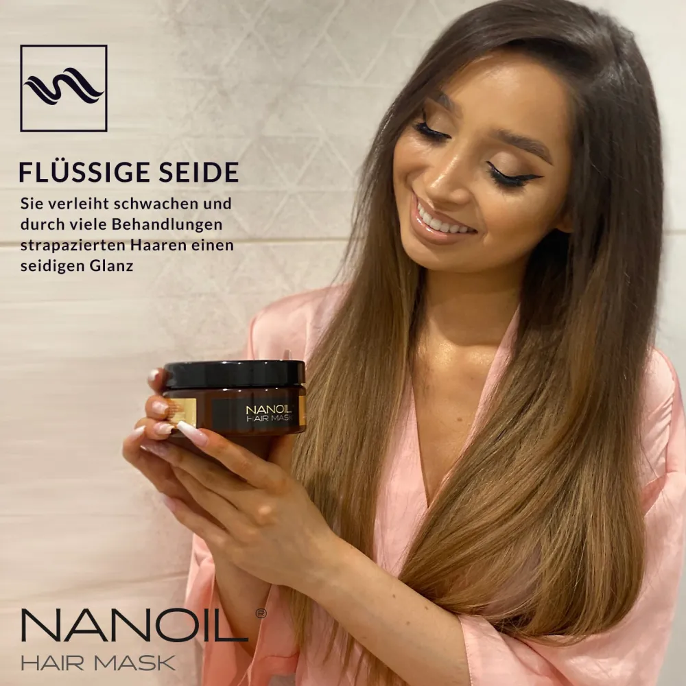 Liquid Silk Hair Mask 300 ml-Nanoil Discount