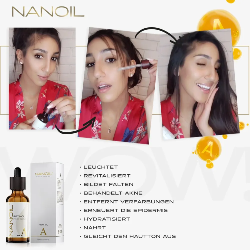 Nanoil Gesicht|Retinol Face Serum 50 ml