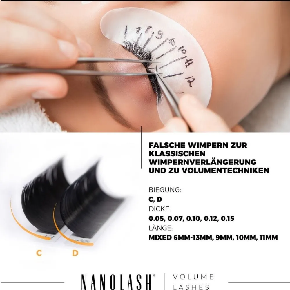 Volume Lashes 0.05 C 10mm-Nanolash Discount
