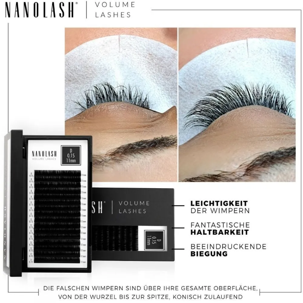 Nanolash Wimpern^Volume Lashes 0.12 C 11mm