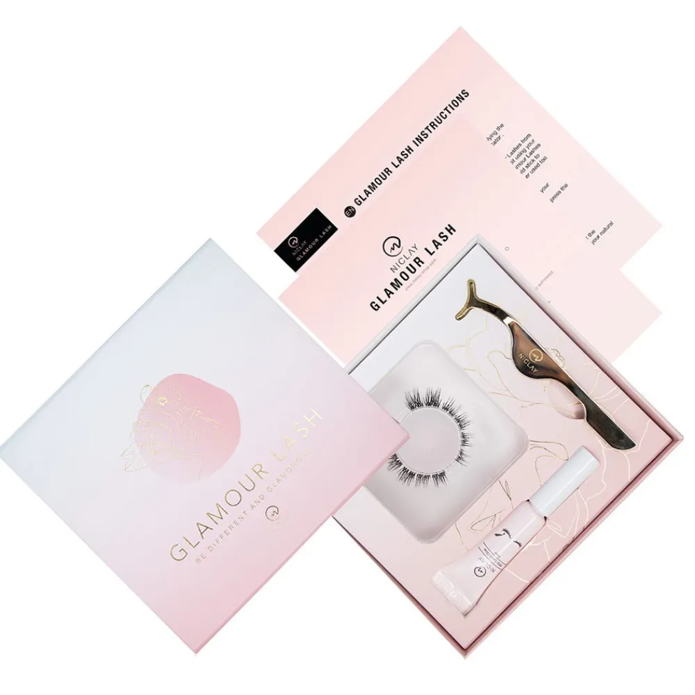 Niclay Wimpern^Glamour Lash Set Donna 8/10/12 mm