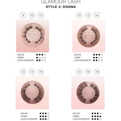 Niclay Wimpern^Glamour Lash Set Donna 8/10/12 mm