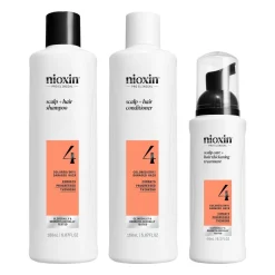 Nioxin Kopfhautpflege|Haarausfall|Scalp + Hair Thickening System 4 Mini Set