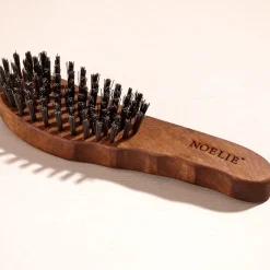 NOELIE Tools|Kämme & Bürsten|Bionifilbürste Rizinusfaser Nussbaumholz