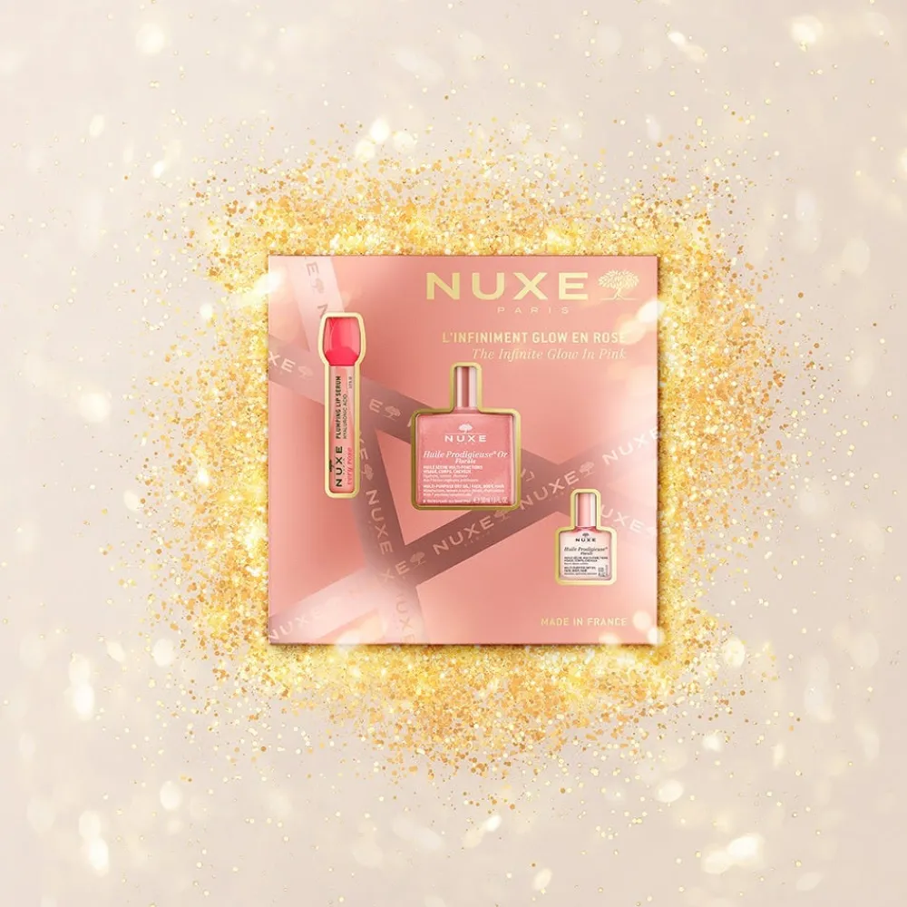 NUXE Lippenpflege|Gesicht^Huile Prodigieuse Or Florale Glow Geschenkset
