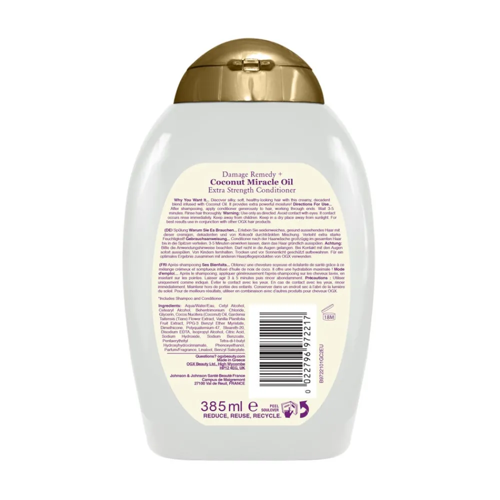 Coconut Miracle Oil Conditioner 385 ml-OGX