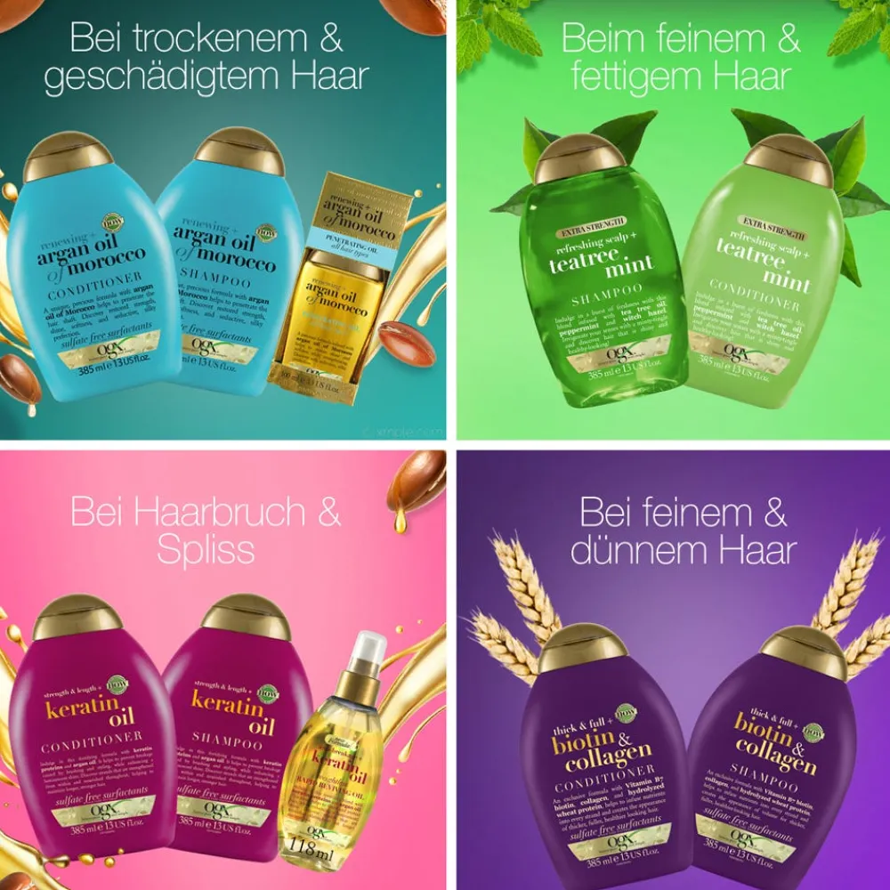 OGX Conditioner^Tea Tree Mint Extra Strength Conditioner 385ml