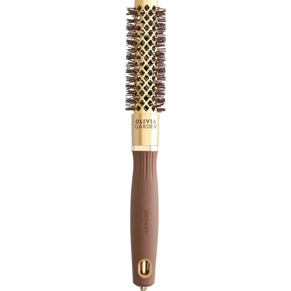 Olivia Garden Bürste|Blowout Shine Wavy Bristles Gold & Brown 20 mm