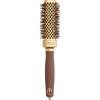 Blowout Straight Wavy Bristle Gold & Brown 30 mm-Olivia Garden Outlet