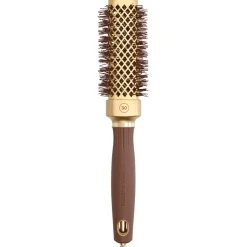 Blowout Straight Wavy Bristle Gold & Brown 30 mm-Olivia Garden Outlet