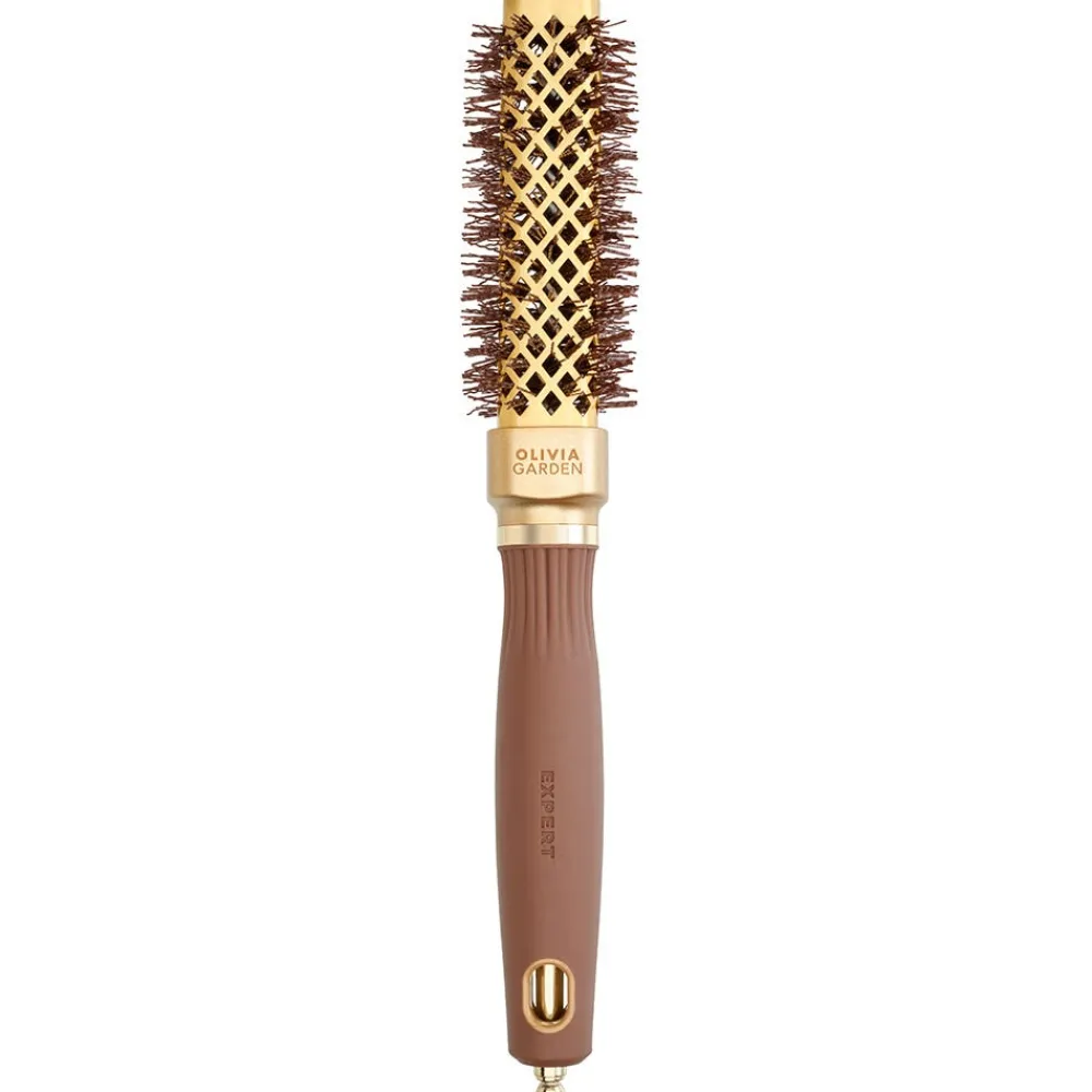 Olivia Garden Bürste^Blowout Straight Wavy Bristle Gold & Brown 20 mm Rundbürste