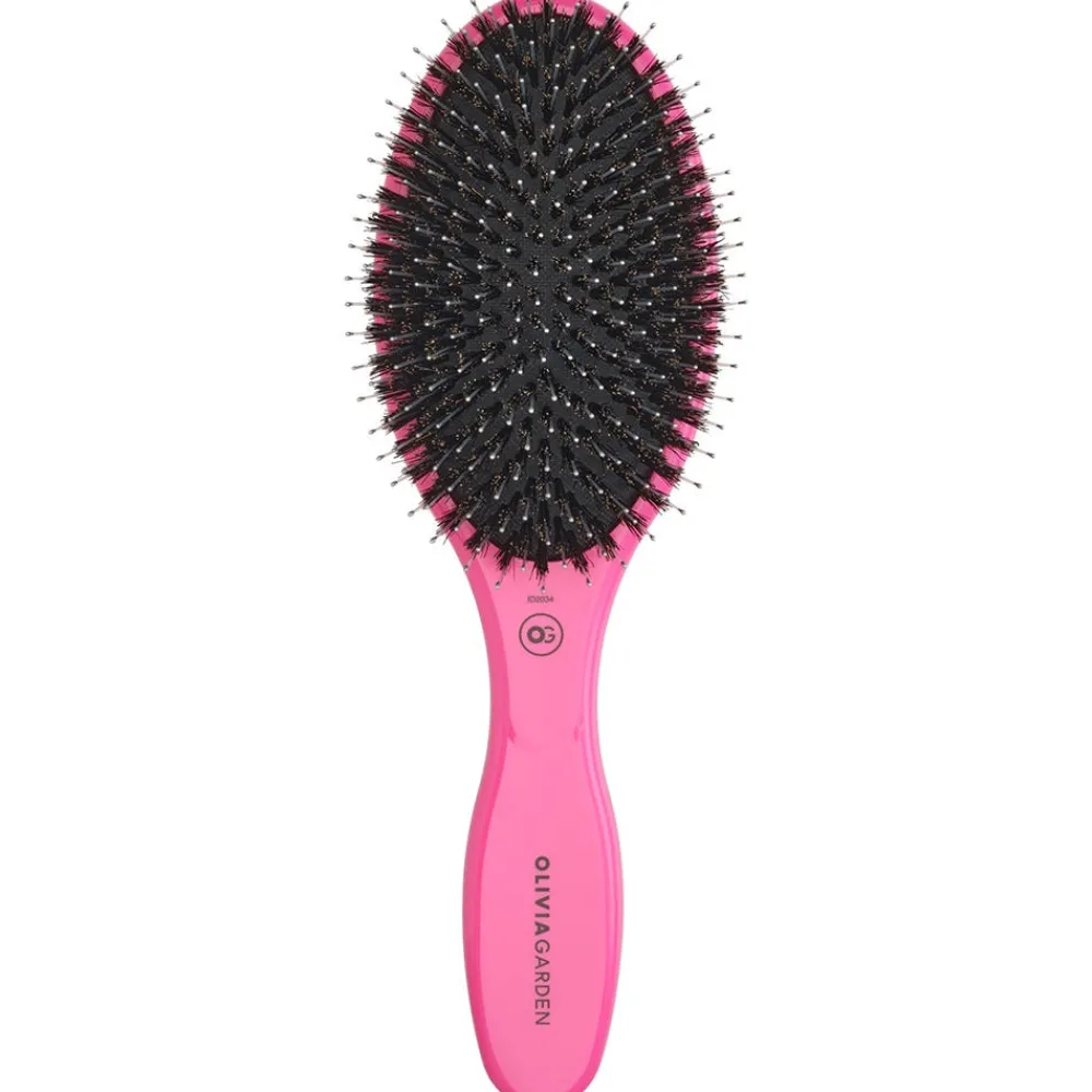 Olivia Garden Bürste|CARE OVAL Boar & Nylon Bristles Pink