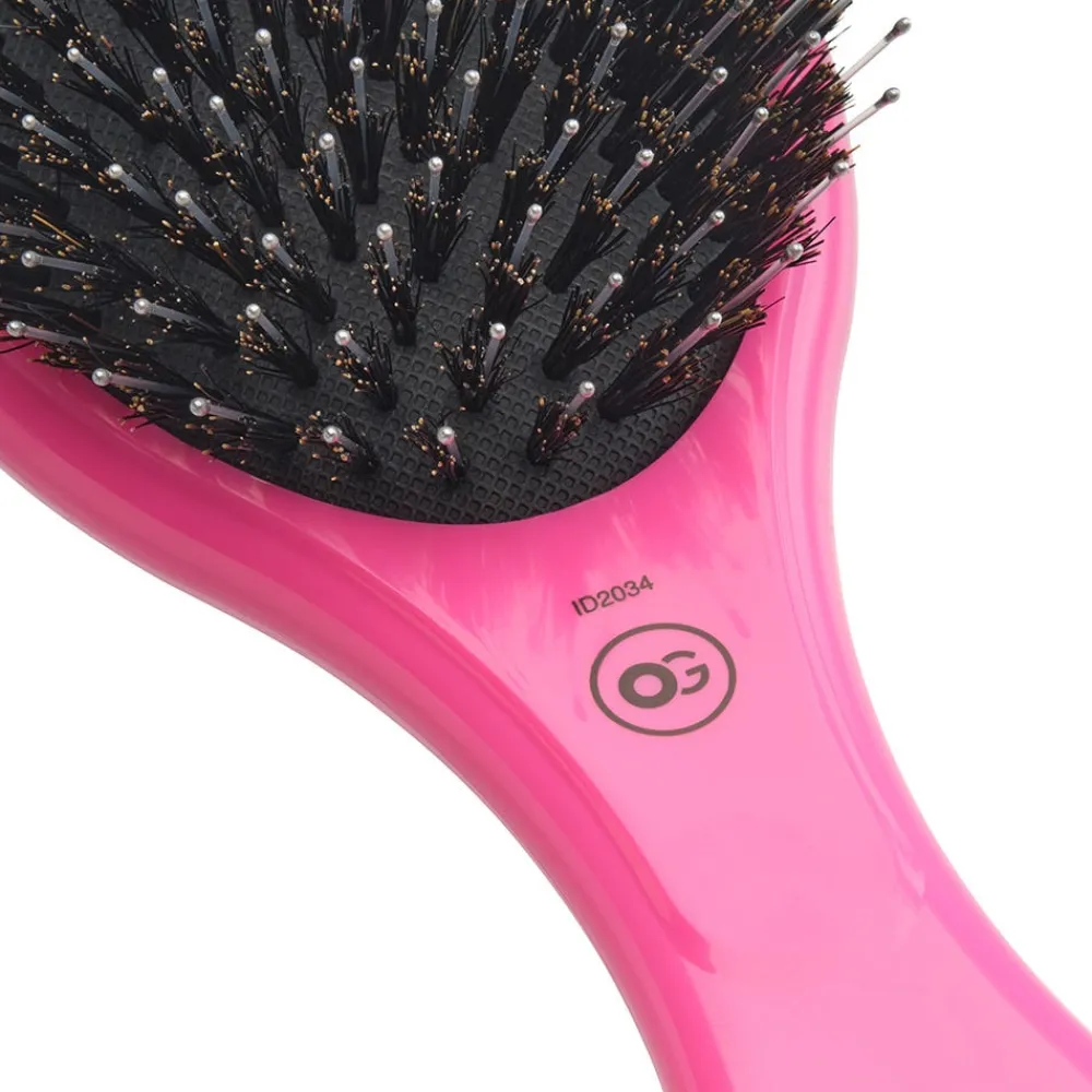 Olivia Garden Bürste|CARE OVAL Boar & Nylon Bristles Pink