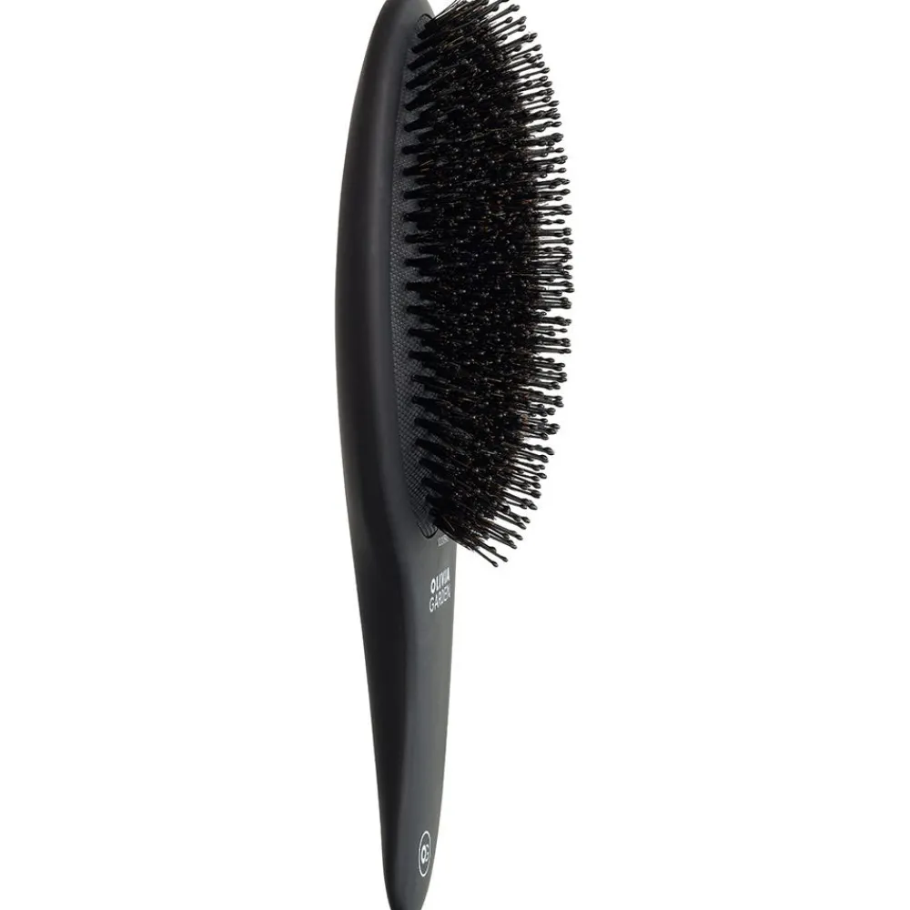 Curve Boar & Nylon Bristles Matt Black-Olivia Garden Best