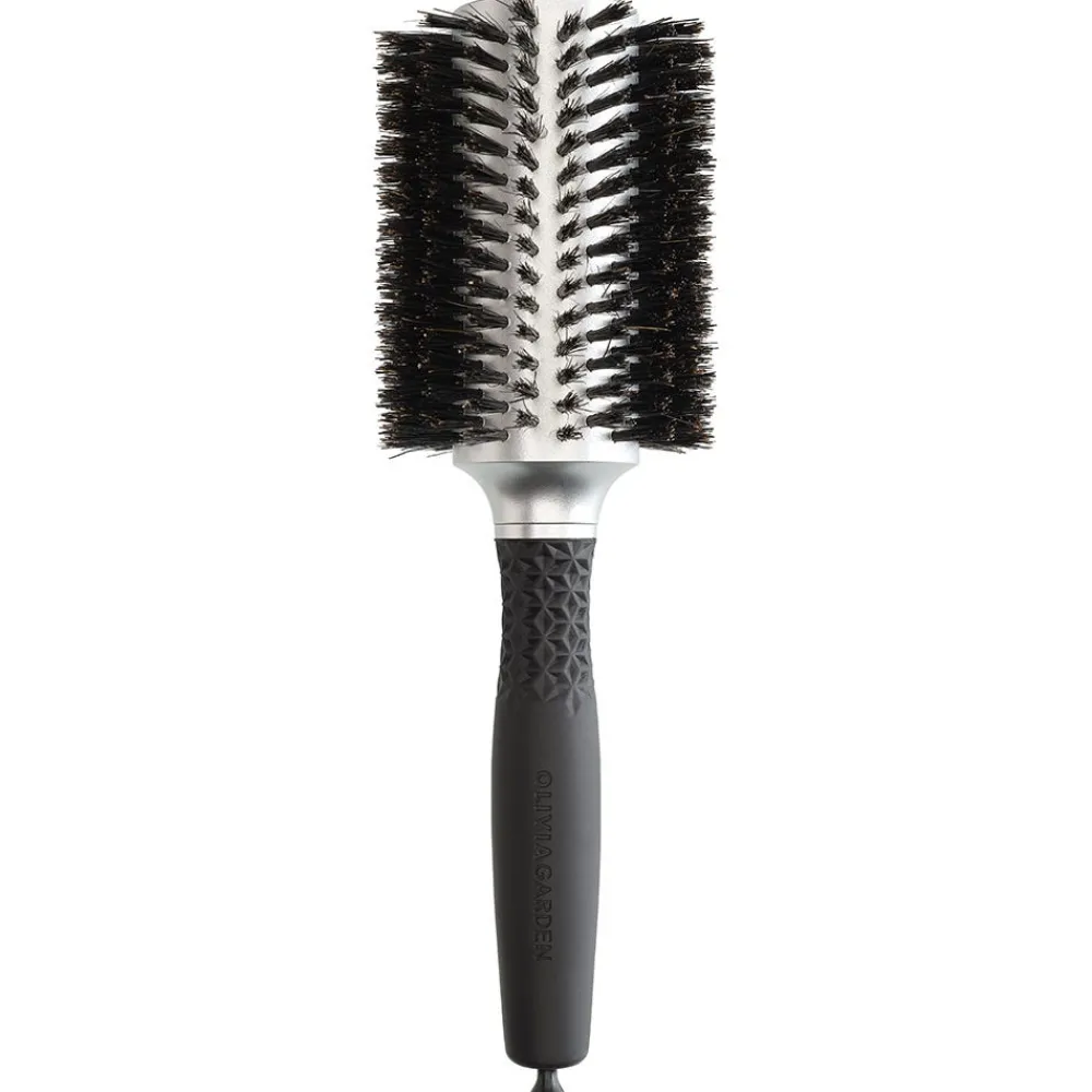 Olivia Garden Bürste^Essential Blowout Soft Boar Bristles Silver 40 mm