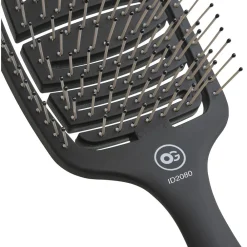 Essential Care Flex Thick Hair Bristles Matt Black-Olivia Garden New
