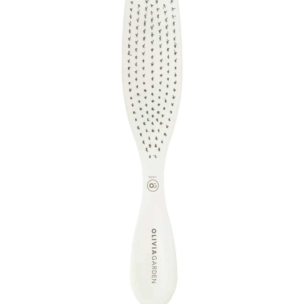 Olivia Garden Bürste|Essential Style Wet Fine Hair Bristles Ice White