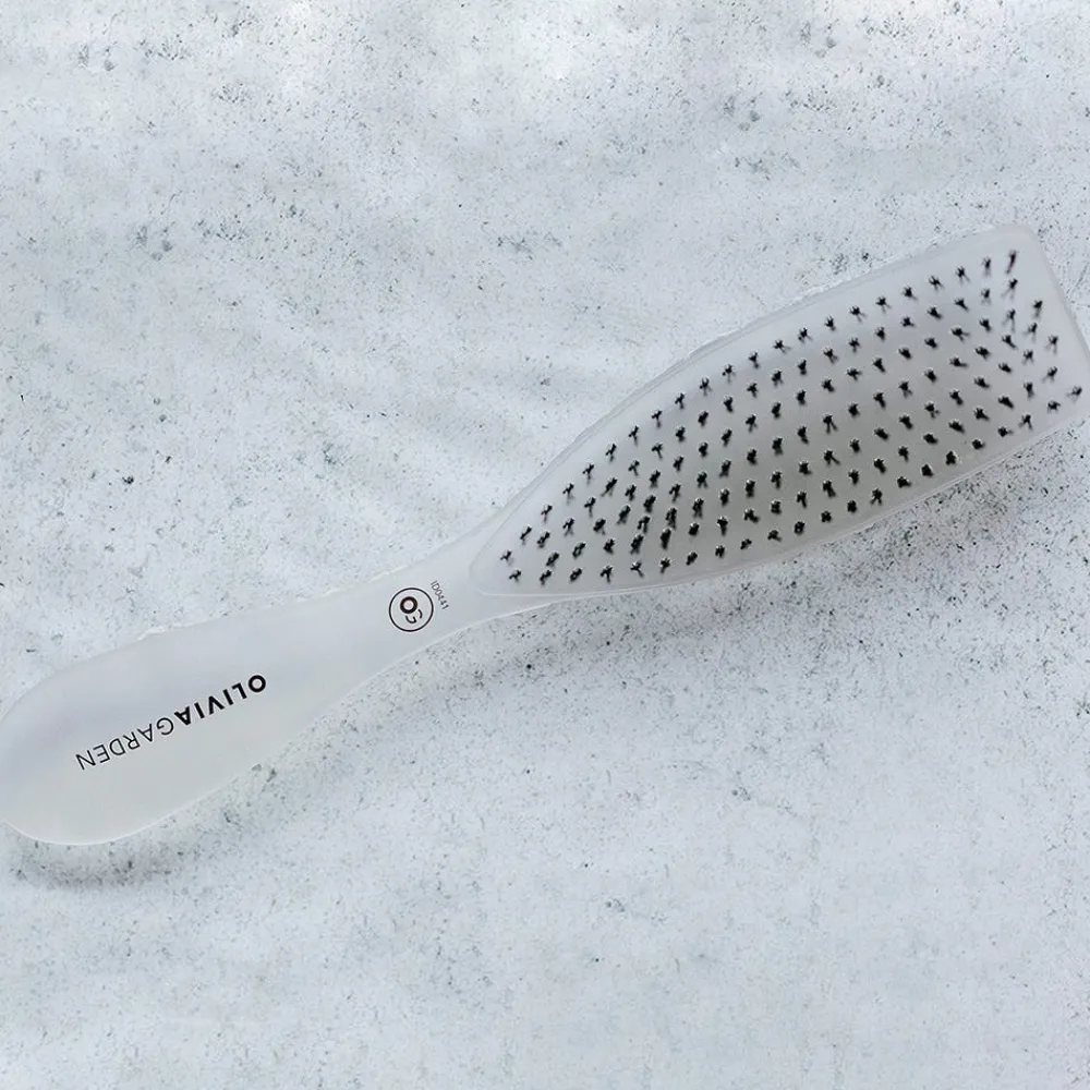 Olivia Garden Bürste|Essential Style Wet Fine Hair Bristles Ice White