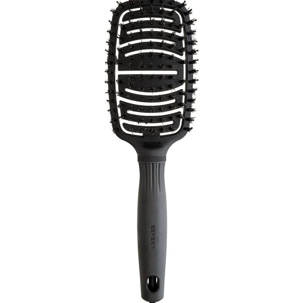 Olivia Garden Kämme & Bürsten|Bürste|Flex Boar + Nylon Bristles Black Label
