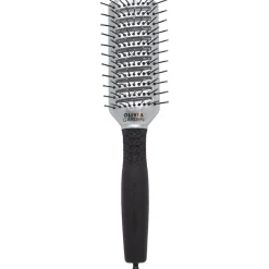 Olivia Garden Bürste^Haarbürste Essential Style Tunnel Nylon Bristles Silver
