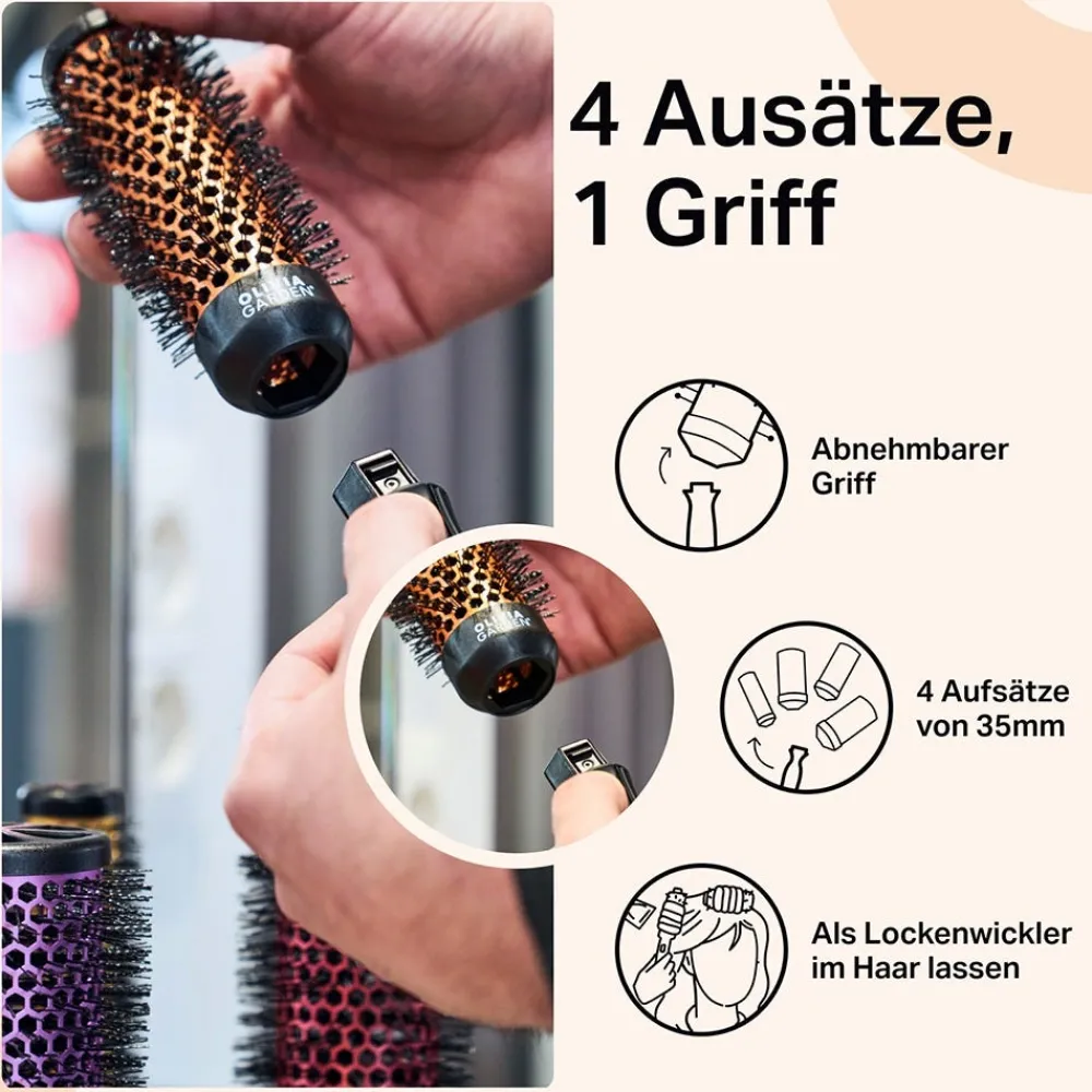 MultiBrush Curlers Kit 35-Olivia Garden Hot