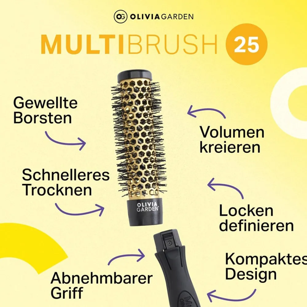 Olivia Garden Kämme & Bürsten|MultiBrush Curlers Kit 25