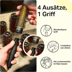 Olivia Garden Kämme & Bürsten|MultiBrush Curlers Kit 25