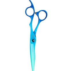 Olivia Garden Scheren|PowerCut Rainbow Blue Haarschneideschere 6,25'' Rechtshand