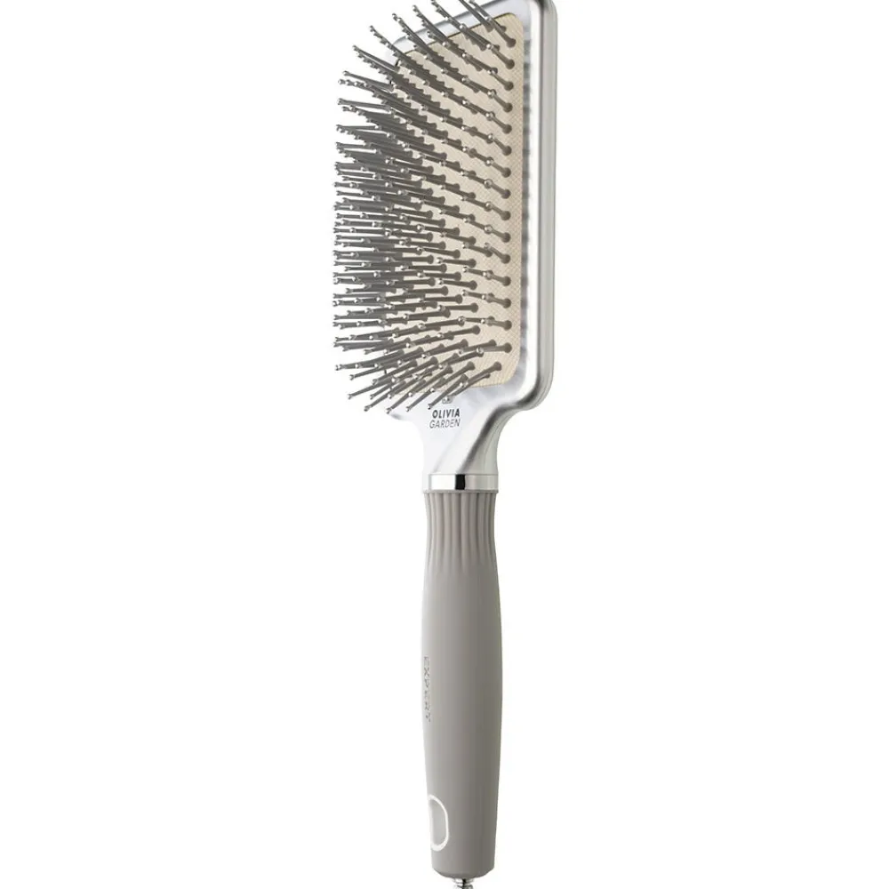 Olivia Garden Bürste^Rectangular Nylon Bristles Silver L